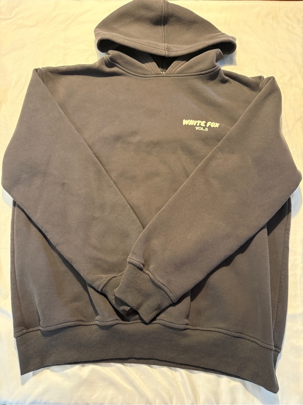 White Fox Boutique Gray Pullover Hoodie